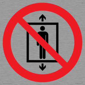 PA11288:  P027 Prohibition: Do not use this lift for people
