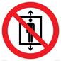 PA11288:  P027 Prohibition: Do not use this lift for people