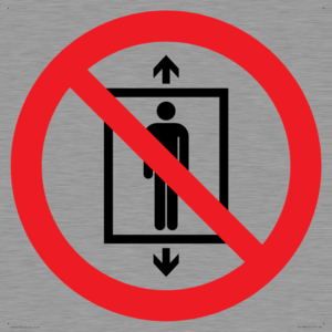 PA11288:  P027 Prohibition: Do not use this lift for people