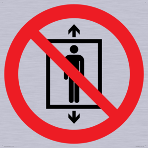 PA11288:  P027 Prohibition: Do not use this lift for people