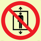 PA11288:  P027 Prohibition: Do not use this lift for people