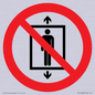 PA11288:  P027 Prohibition: Do not use this lift for people