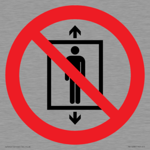 PA11288:  P027 Prohibition: Do not use this lift for people