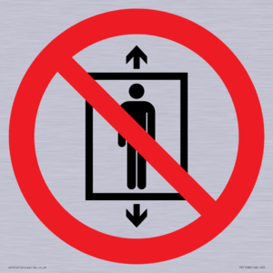 PA11288:  P027 Prohibition: Do not use this lift for people