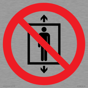 PA11288:  P027 Prohibition: Do not use this lift for people