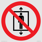 PA11288:  P027 Prohibition: Do not use this lift for people