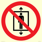PA11288:  P027 Prohibition: Do not use this lift for people