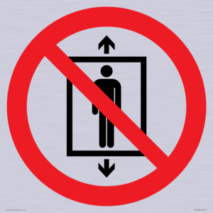 PA11288:  P027 Prohibition: Do not use this lift for people