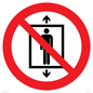 PA11288:  P027 Prohibition: Do not use this lift for people