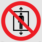 PA11288:  P027 Prohibition: Do not use this lift for people