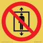 PA11288:  P027 Prohibition: Do not use this lift for people