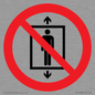 PA11288:  P027 Prohibition: Do not use this lift for people