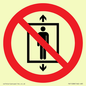 PA11288:  P027 Prohibition: Do not use this lift for people