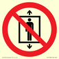 PA11288:  P027 Prohibition: Do not use this lift for people