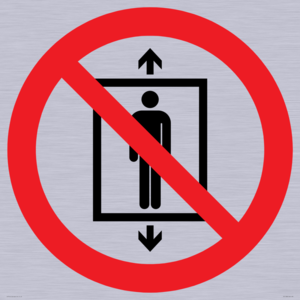 PA11288:  P027 Prohibition: Do not use this lift for people