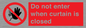 PA12120: Do not enter when curtain is closed