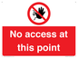 PA12561: No access at this point