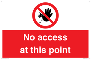 PA12561: No access at this point