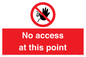 PA12561: No access at this point