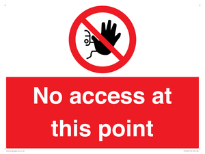 PA12561: No access at this point