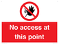 PA12561: No access at this point