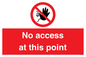 PA12561: No access at this point