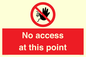 PA12561: No access at this point
