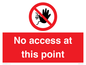 PA12561: No access at this point