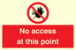 PA12561: No access at this point