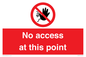 PA12561: No access at this point