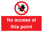 PA12561: No access at this point