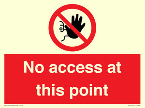 PA12561: No access at this point