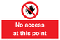 PA12561: No access at this point