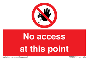 PA12561: No access at this point