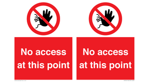 PA12561: No access at this point