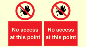 PA12561: No access at this point