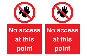 PA12561: No access at this point