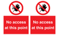 PA12561: No access at this point