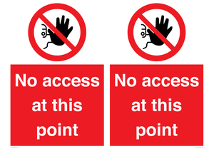 PA12561: No access at this point