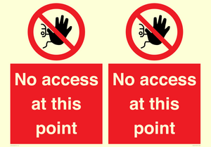 PA12561: No access at this point