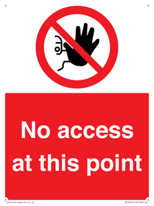 PA12561: No access at this point