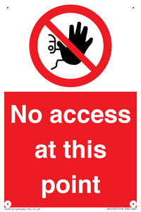 PA12561: No access at this point