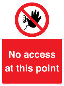 PA12561: No access at this point