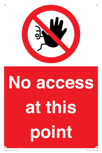 PA12561: No access at this point