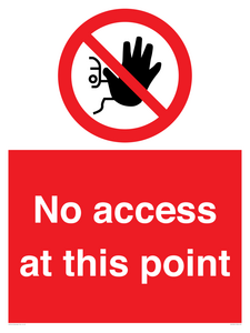 PA12561: No access at this point