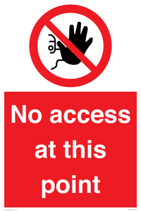 PA12561: No access at this point