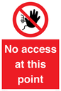 PA12561: No access at this point