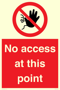 PA12561: No access at this point