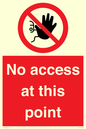 PA12561: No access at this point