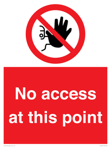 PA12561: No access at this point